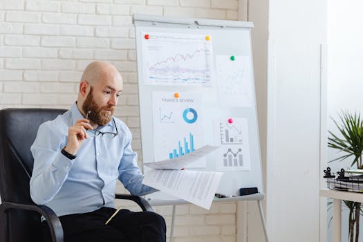 consultant analyzing data