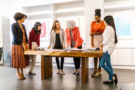 image of a diverse team collaborating