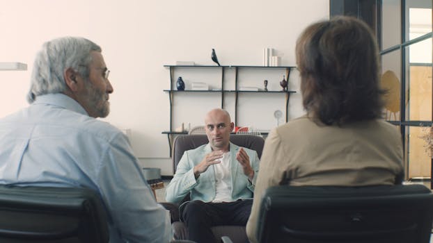 image of a consultant providing strategic advice