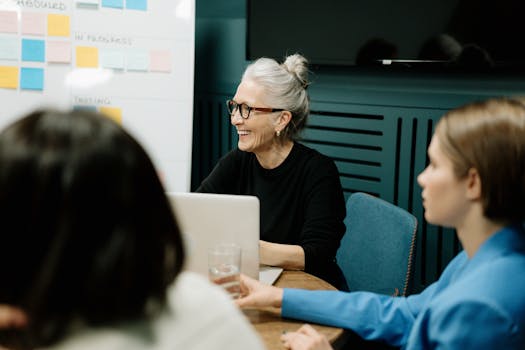 consulting team discussion