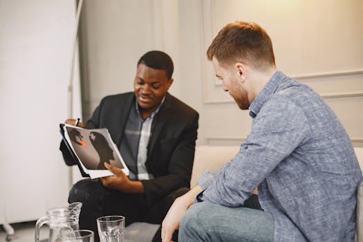 Image showing a group of consultants discussing ethics